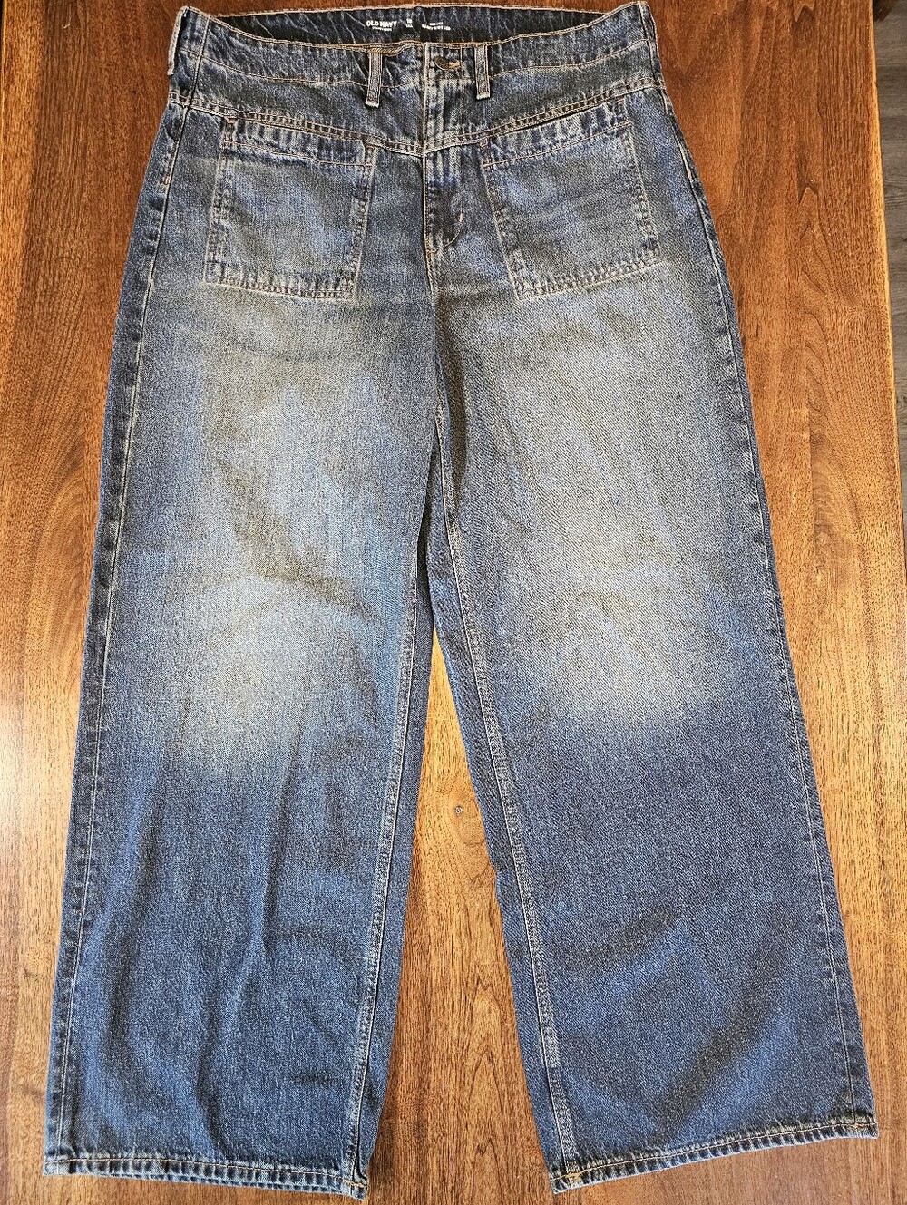 Old Navy High Rise Baggy Wide Leg Women's Jeans Size 16 Tall